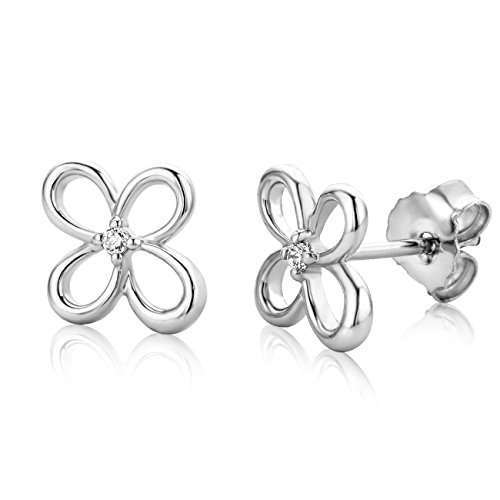 Preisvergleich Produktbild Miore Ohrringe Damen Ohrstecker Silberfarbig 925 Sterling Silber
