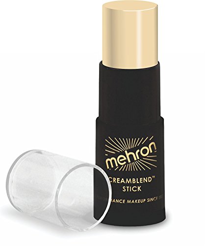 Image of Mehron Makeup CreamBlend Stick | Professional Face Paint, Body Paint, & Foundation Cream Makeup | Perfect for Stage, Screen, Special FX, Cosplay, Drag, and Halloween | .75 oz (21 g) (Light 0)