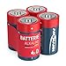Produktbild ANSMANN Alkaline Batterien Mono D LR20 1,5V, 4 Stück, langlebig & auslaufsicher, ideal für Radio, Modellbau, LED Taschenlampe, Spielzeug