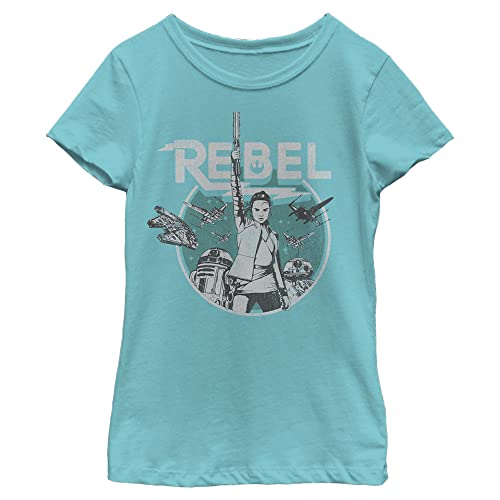 T-Shirt Rebel Rey pour Fille Star Wars en coton