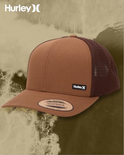 Image of Hurley Men's Caps - H2O-Dri League Baseball Caps for Men with Snapback Closure - Classic Mens Trucker Hats (S-XL)
