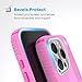 Speck Presidio2 Grip MagSafe Case for Apple iPhone 16 Pro, True Pink/Shocking Pink