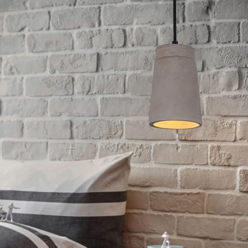 Lámpara iluminación E27 cocina comedor restaurante hormigón industrial 3