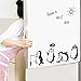 Adesivo frigo Wall Stickers Pinguino Adesivi Carta da Pareti Adesivi da Parete Removibili/Stickers Murali/Decorazione Murale Soggiorno Camera da Letto