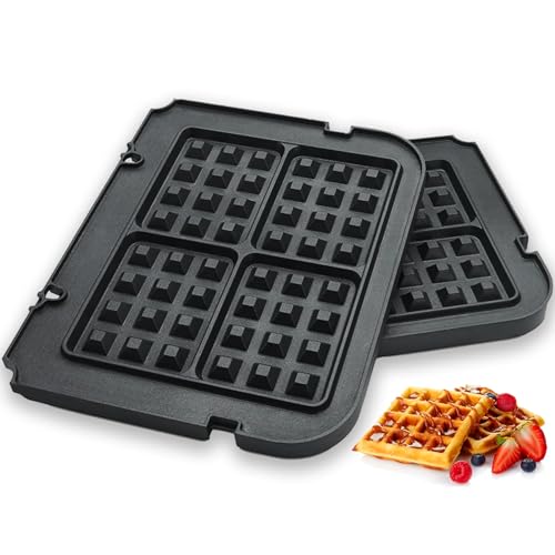 Waffle Plates for Cuisinart Griddler GR-4N, GR-5B