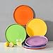 vancasso Bonita 10.5 Inch Dinner Plates, Ceramic Dinner Plate Set, Dinner Plates Set of 6, Large Dinnerware Plates for Kitchen, Microwave, Oven and Dishwasher Safe, Multicolor