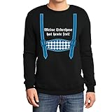 Oktoberfest Wiesn Outfit - Meine Lederhose hat Heute frei Sweatshirt X-Large Schwarz
