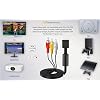 سلك محول شاحن التيار المتردد وكابل AV لجهاز Sony PlayStation 2 PS2 Slim A/C 70000 9000 SCPH-70000 مجموعة أسلاك شحن الفيديو والصوت البديلة لوحدة التحكم في الألعاب