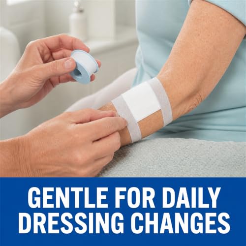 Image of Nexcare Strong Hold Pain-Free Removal Tape, 1 in x 4 yd, 24 Rolls