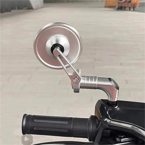 Espejo retrovisor de aleación de aluminio con anclaje universal de 8 10 mm 5