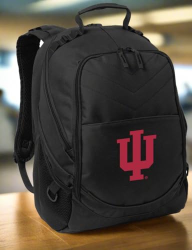 Image of Broad Bay Indiana University Backpack | Official IU Hoosiers Logo, Padded Laptop Computer Section, Premium 600 Denier Nylon Fabric,