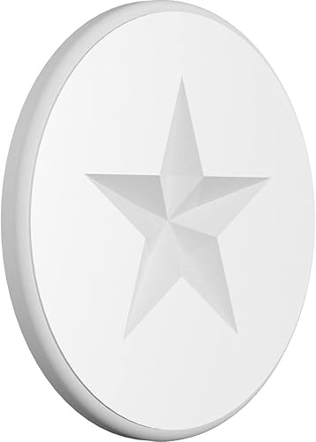 Vista 25 de Ekena Millwork ROSP060X060X075GRY08 Roseta estándar Grayson Star con borde redondeado, 6"W x 6"H x 3/4"P