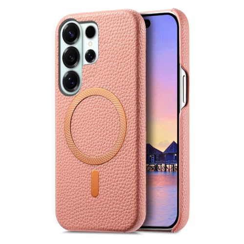 Étui rigide Samsung S25 FE magnétique rose pour vos sorties