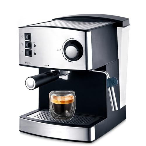 Cafetera Semiautomática con Espumador 1.6 L