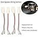 RED WOLF Car Door Speaker Wiring Harness Adapter Connector Plug Compatible with Nissan sentra Altima Rogue 2004-2019, Infiniti 2006-2018 Model 4PCS