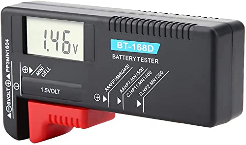 U-M Testeur Universel de Tension de Batterie de Pile Bouton AA/AAA/C/D/9V/1.5V LCD numérique BT-168D testeur de Tension de Batterie Domestique de Haute précision Useful and Attractive