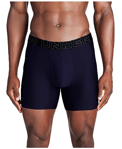 Under Armour Performance Tech Boxerjock, 15,2 cm, Einzelpack, Midnight Navy Solid, Größe L