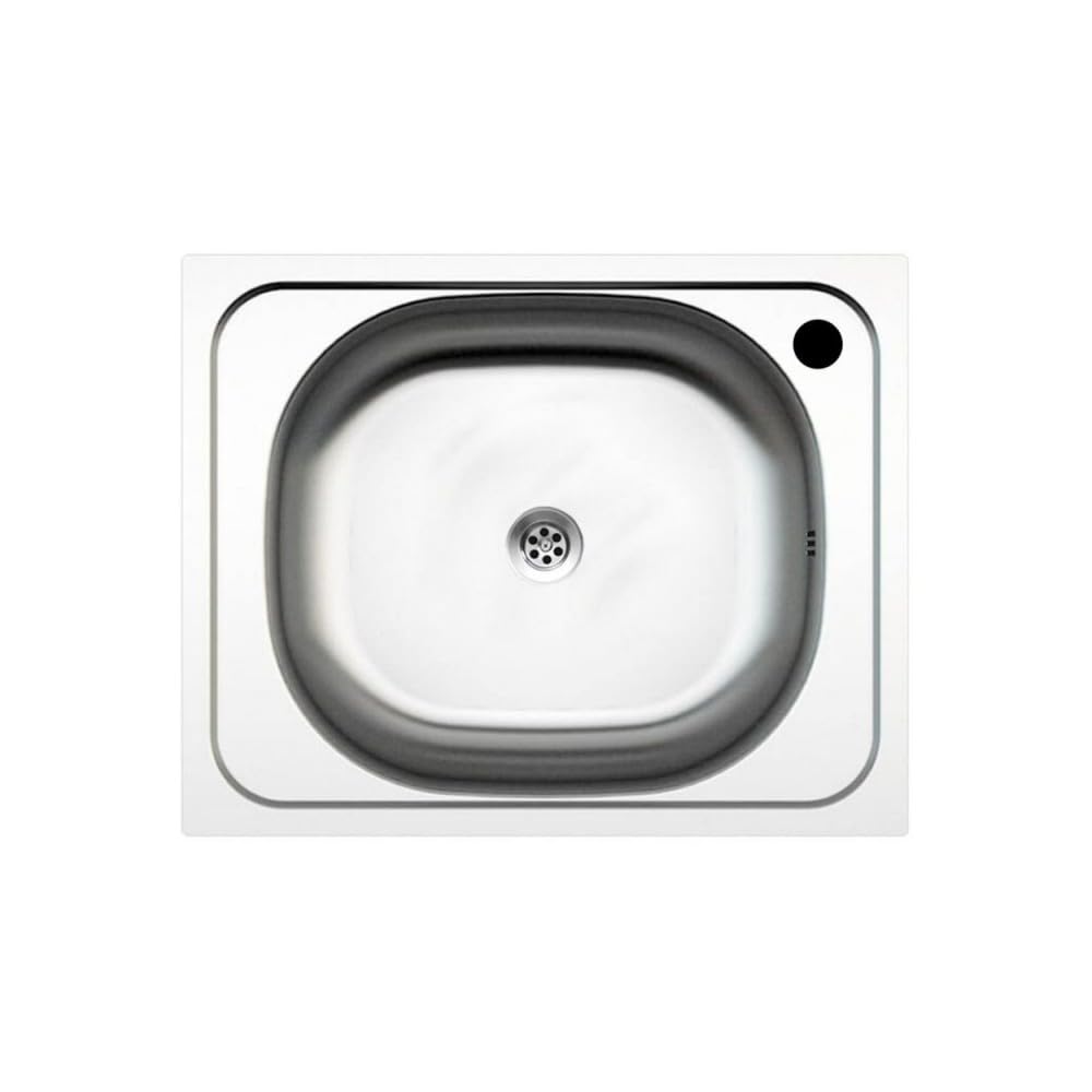 Lavello incasso monovasca acciaio inox N205AS 40x50