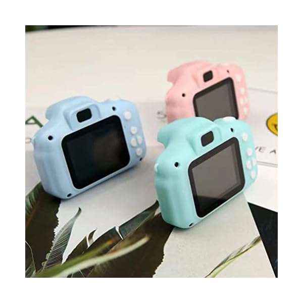 YLWL Digitalkamera für Kinder wiederaufladbare Spielzeugkamera mit TF-Karte Videorecorder rosa – Bild 8