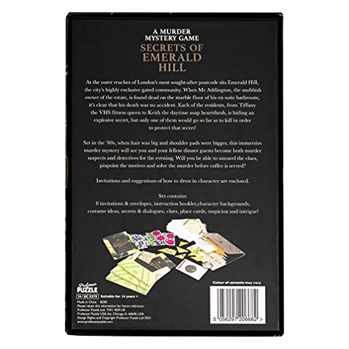 Professor PUZZLE | Secrets Of The Silver Screen - Murder Mystery | Card Game | Ages 14 | 8 Players | 90 Minutes Playing Time : Buy Online At Best Price In KSA - Souq Is Now