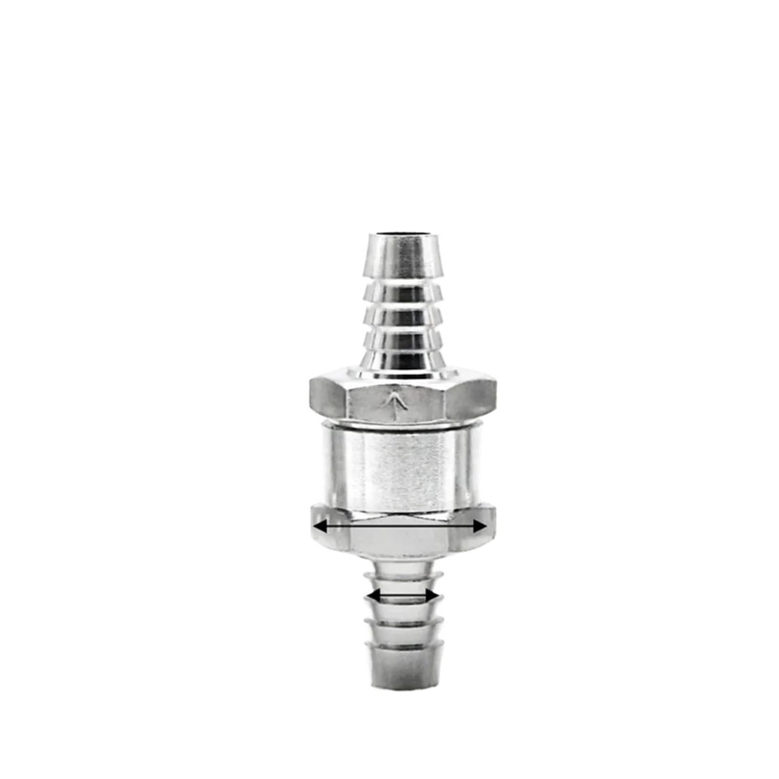 Dkgnyxnplj 10Mm 6Mm 8Mm 12Mm Aluminium Non Return Check Valve(10Mm)