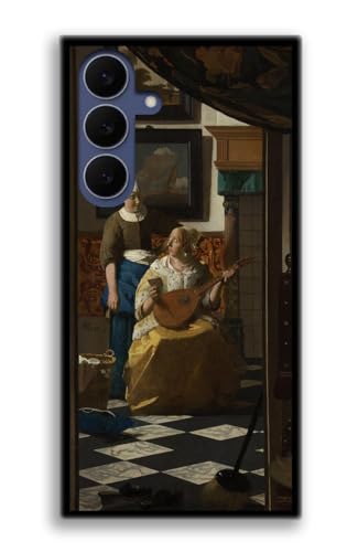 Galaxy S25 FE�݊��i �X�}�z�P�[�X �y���E�̖���z �t�F�����[�� ���o���b�N�� �A�e ���Ɖe �G�� �|�p �A�[�g ���� art (����)