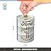 Nostalgic-Art Retro Money Box Oil Barrel, 20.3 oz, Ford Mustang – Horse & Stripes Logo – Gift idea for car Accessories Fans, Metal Piggy Bank, Vintage tin moneybank