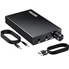 PROZOR Headphone Amplifier - 16-300 Portable Headphone Amp with Two-Stage Gain Switch Rechargeable Headphone Amplifiers 3.5mm AUX Input/Output Aluminum Housing for MP3/MP4/ Phones/Computers etc