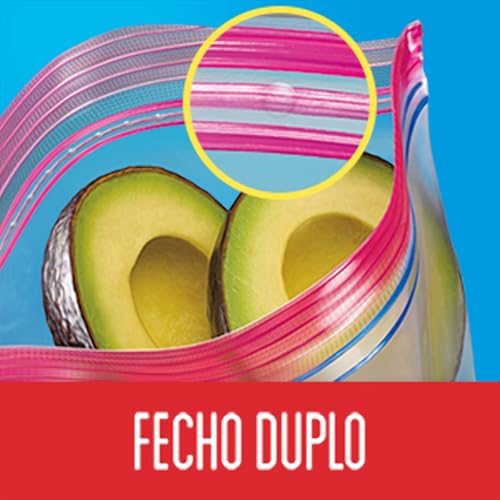 Ziploc Saco Hermético Organizador de Gaveta, para Utensílios de Cozinha, Tamanho Médio 17,7 cm x 18,