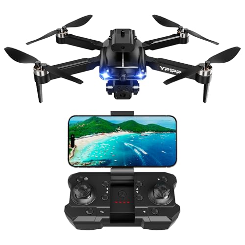 Drohne mit Kamera 4K f&uuml;r Kinder Anf&auml;nger, B&uuml;rstenlosem Motor Faltbar Quadrocopter 2 Batterien, H&ouml;henhaltung, 3D Flip, Kopflos Modus,Flugbahn, Spielzeug Geschenke f&uuml;r Jungen ab 8 Jahre (Anthrazit)