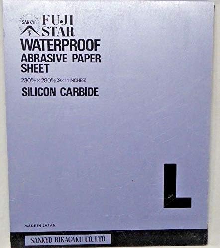50 Sheet Wet & Dry Silicone Carbide 2500 Grit Sand Paper Pack (9 x 11 INCHES)