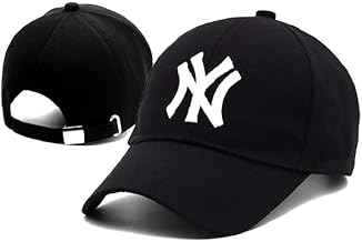 A.K Adjustable Cotton Baseball Caps, Stylish Embroidered Cap for Men, Women Black