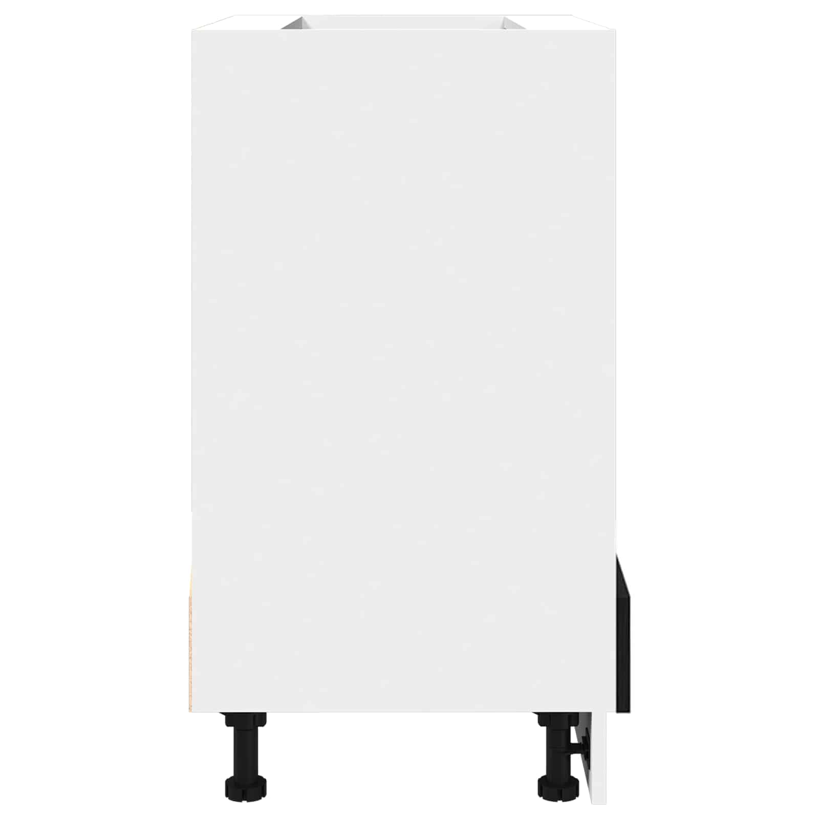vidaXL Armoire Suspendue avec Stockage Chêne Noir 60 x 46 x 81,5 cm, Armoire de Cuisine Moderne, Design rectangulaire, Grand Espace de Rangement, matériaux résistants, Style Contemporain