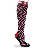 Merino Wool Graduated Compression Socks for Flight Travel Sports Nurse Pregnancy Arthritis Varicose Veins, Edema Shin Splints, Running Nursing, Relieve Leg Pain, Boosting Circulation Reducing Swelling