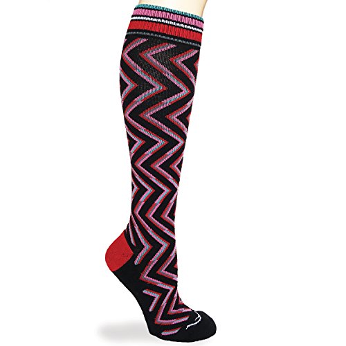 Merino Wool Graduated Compression Socks, Circulation Reduce Swelling SIZE LARGE