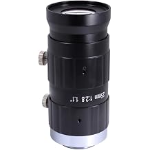 20MP 1.1" 25mm f/2.8 Manual Lris and Focus Industrial Lens for High Resolution C-Mount Machine Vision Cameras