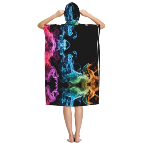 Poncho serviette de plage microfibre pour se changer facilement après le surf - 3