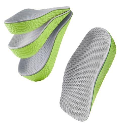 3 Pares de Plantillas para Aumentar Altura con Soporte de Arco