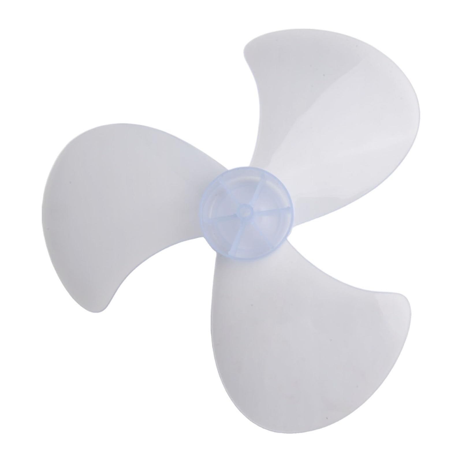 FOELANNE Plastic Fan Blade, ABS 16 inch 3 Blade Fan Blade, White, Replacement For Most Fans(White-fan Blade)