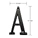 BetLight 5.1 Inch High Cast Iron House Letter, Solid Home Address Letter, Elegant Black Brown Finished, Matching Perfect with 5.5 Inch House Numbers, Letter A