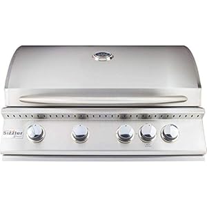 Summerset Sizzler 32-inch 4-burner Built-in Natural Gas Grill With Rear Infrared Burner – Siz32-ng