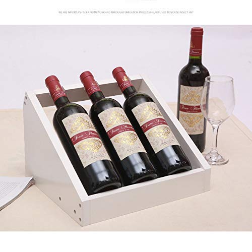 Soporte para botellas de madera maciza 30x27x46 cm miniatura 3