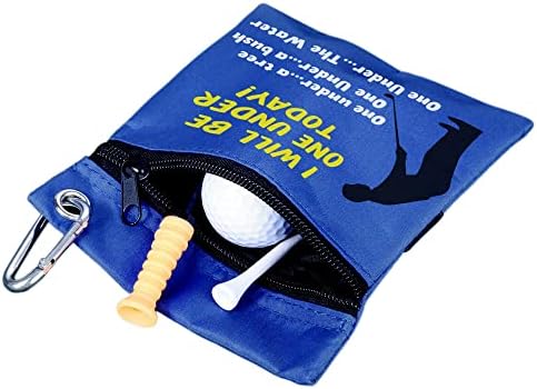 Golf Gifts For Men Dad Presents - This Funny Golf Pouch is a Novelty Golf Gift for any Golfer to store Golf Balls or Golf Accessories, Tee Holder -Birthday Gift From Daughter Mens