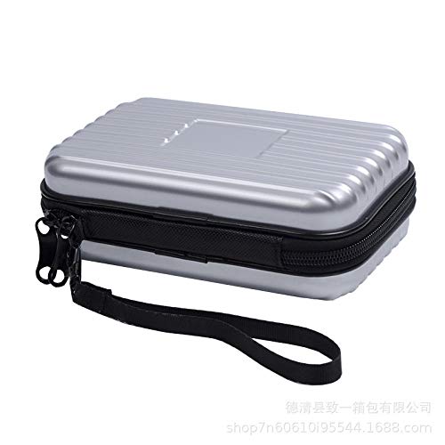 Preisvergleich Produktbild Mini-Reisetasche, multifunktionale Kulturtasche, wasserdichte tragbare Kosmetiktasche zur Aufbewahrung, weibliche Reisetasche - Silber