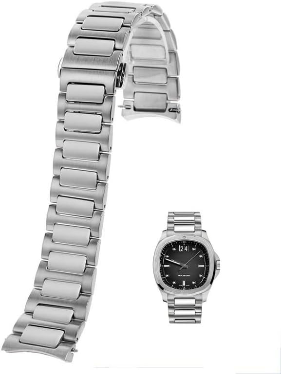 Stainless Steel Watch Strap For Mido Multiport TV M049 526A Curved Solid WatchBand M049 Men’s Metal Bracelet