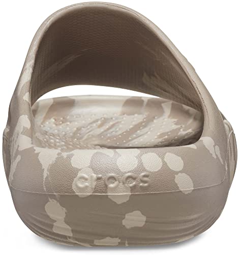 Crocs Unisex Mellow Slides Sandal, Mushroom/Cobblestone, 7 Us Men #TOP1