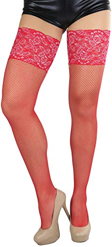Image of ToBeInStyle Women's Thigh Highs With Smooth Silicone Lace