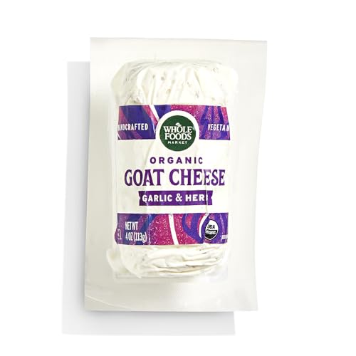 Whole Foods Market Organic Goat Cheese Garlic & Herbs, 4 oz