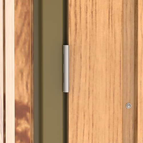 Duramax Fahrradschuppen für 2, Fahrradgarage mit komplett breiten, abschließbaren Doppeltüren, Lagerschuppen aus Metall, Gartenschuppen für Fahrräder, Fahrradaufbewahrung, fahrradbox, Holzmaserung