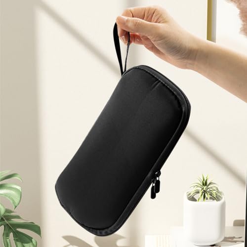 Image of Rolin Roly Multi-function Pencil Case Pencil Box Large Capacity Pen Case Holder for Women Pen Bag Organizer with Zipper (black)
